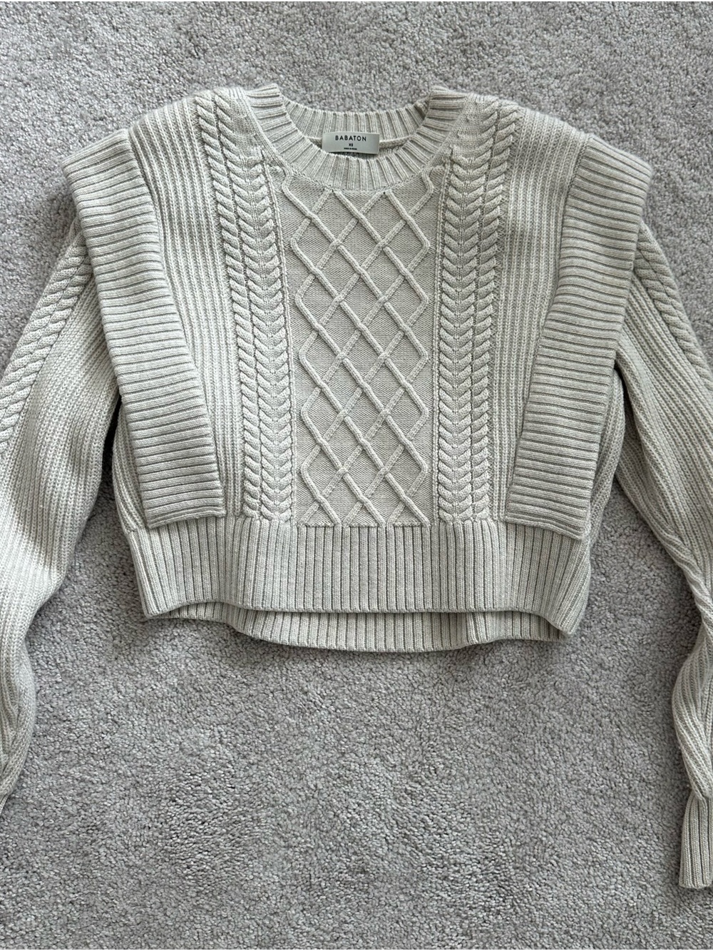 Aritzia Cream Wool Sweater